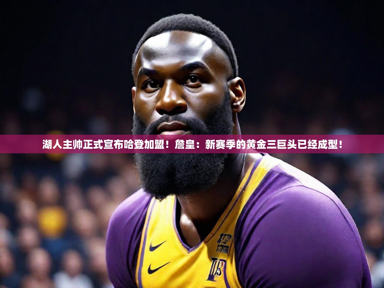 2025 意昂体育官方入口湖人主帅正式宣布哈登加盟！詹皇：新赛季的黄金三巨头已经成型！